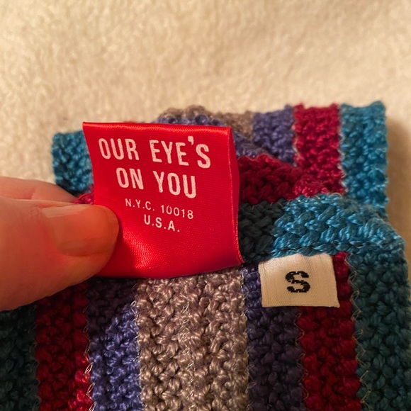 Stripe OBI Button Belt - Picture 6 of 6